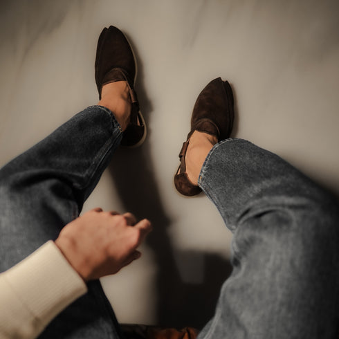 Summer Peshauri | Dark Chocolate Suede